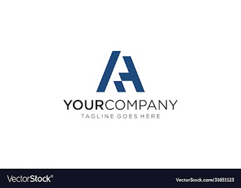 creative and simple letter a for icon or company
