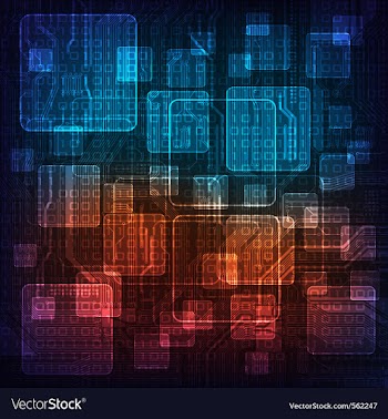 Creative background vector image