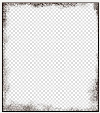 Creative black frame transparent background PNG clipart