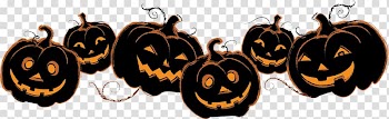 Creative black pumpkin transparent background PNG clipart