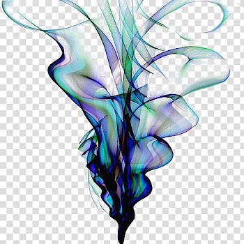 Creative blue smoke transparent background PNG clipart