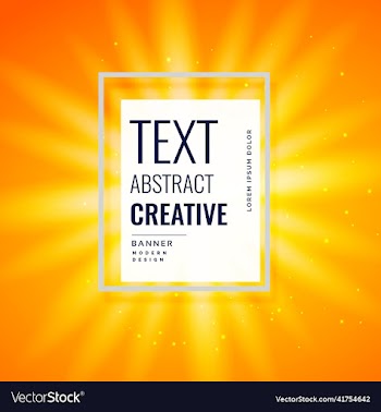 creative bright orange background abstract text