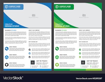 creative business flyer design template
