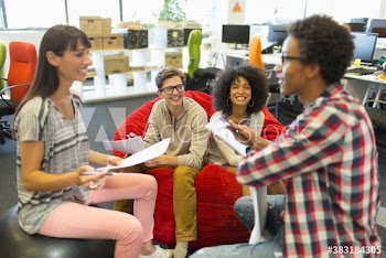 Creative business people meeting in office
