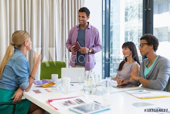 Creative business people planning in conference room meeting