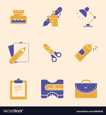 creative business solutions related icon set set