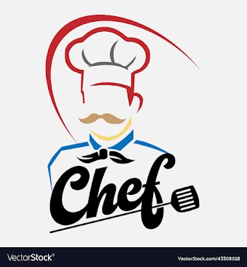 creative chef cooking logo