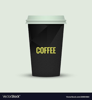Creative coffee cups coffee sleeve coffee mug vector image
