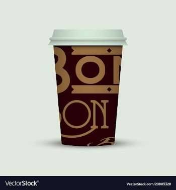 Creative coffee cups coffee sleeve coffee mug vector image