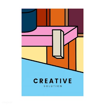 Creative colorful geometry graphic design | Free stock vector - 454318