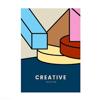 Creative colorful geometry graphic design | Free stock vector - 454321