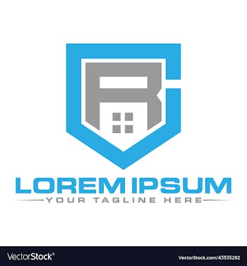 creative cr home logo design