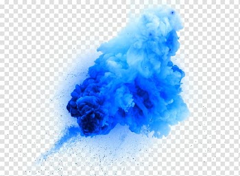 Creative design blue smoke explosion transparent background PNG clipart