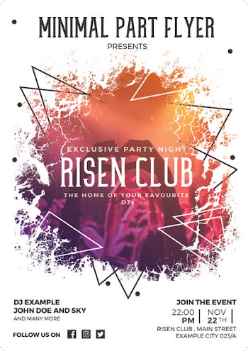 Creative flyer template