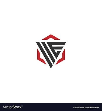 creative he letter with luxury concept