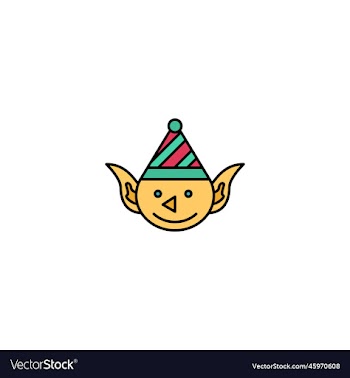 creative icon multicolor line from christmas