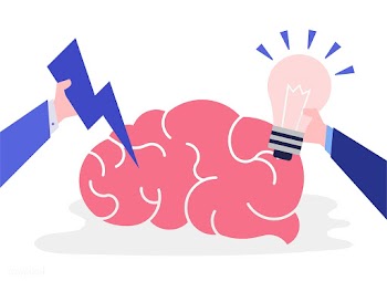Creative idea and thinking brain icon | Free stock vector - 479012