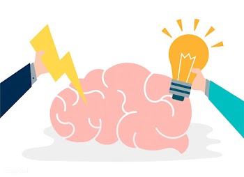 Creative idea and thinking brain icon | Free stock vector - 479700