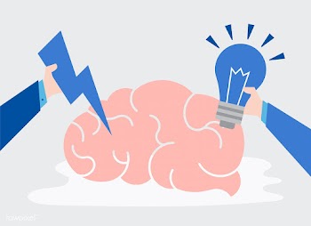 Creative idea and thinking brain icon | Free stock vector - 481103