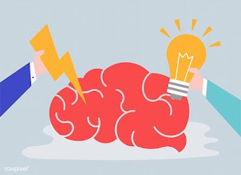 Creative idea and thinking brain icon | Free stock vector - 481112