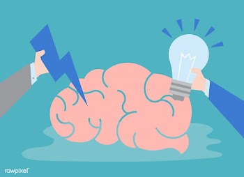 Creative idea and thinking brain icon | Free stock vector - 481114
