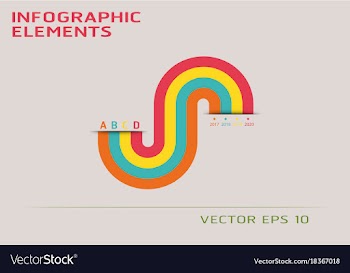 Creative infographics elements eps10business vector image