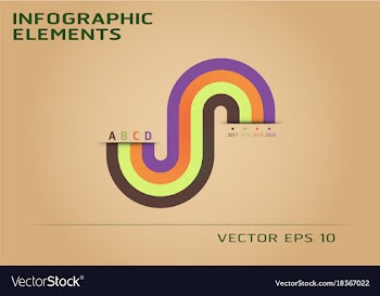 Creative infographics elements eps10business vector image
