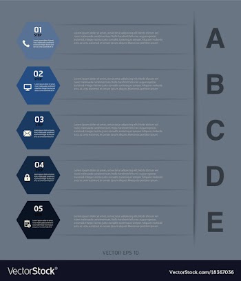 Creative infographics elements eps10business vector image
