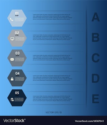 Creative infographics elements eps10business vector image