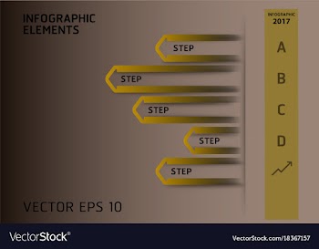 Creative infographics elements eps10business vector image