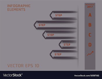 Creative infographics elements eps10business vector image