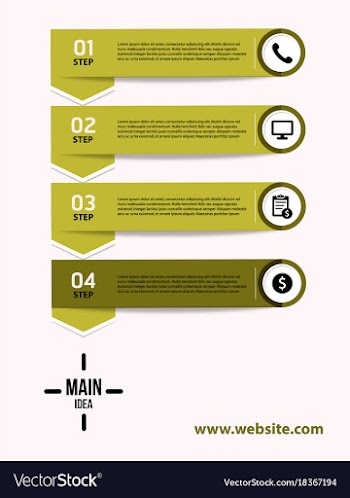 Creative infographics elements eps10business vector image