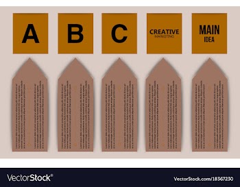 Creative infographics elements eps10business vector image