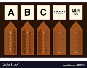 Creative infographics elements eps10business vector image