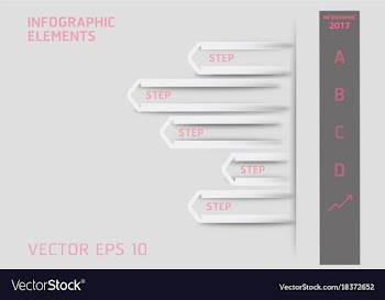 Creative infographics elements eps10business vector image