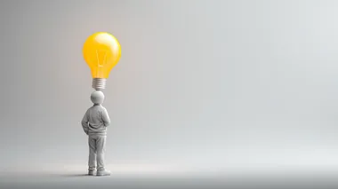 Creative Inspiration Concept with Lightbulb Icon