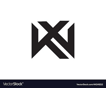 creative kw lettering logo design wk logo