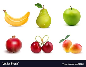 creative layout made of fruits flat lay