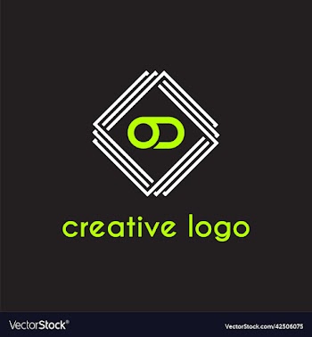 creative letter od geometric for logo company