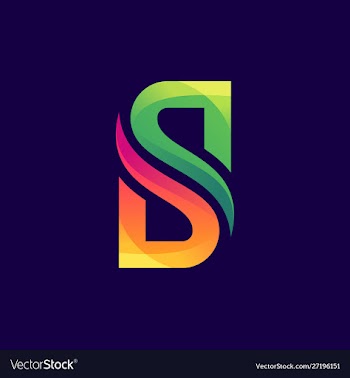 Creative letter s logo design vector image