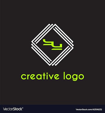 creative letter yy geometric for logo company