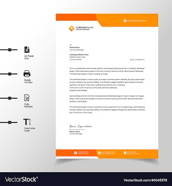 creative letterhead business letterhead template