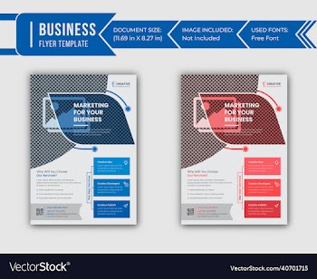 creative marketing flyer template design