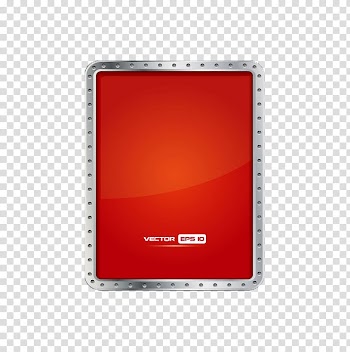Creative metal frame iron plate background material transparent background PNG clipart