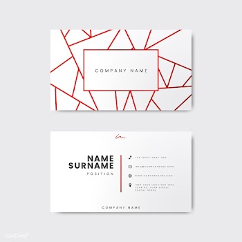 Creative minimal and modern business card des.. | Free stock vector - 488981