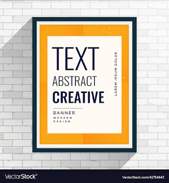 creative modern abstract poster