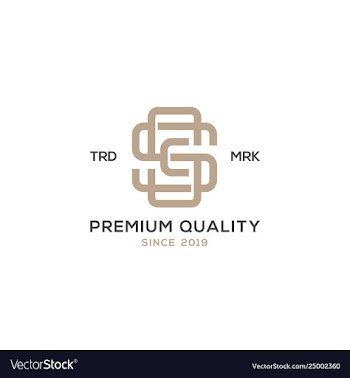 Creative modern elegant ssc css initial logo vector image