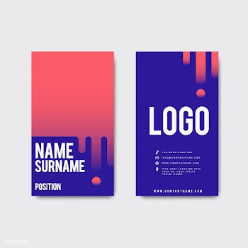 Creative modern retro business card design | Free stock vector - 489014