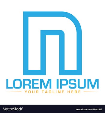 creative n letter logo design