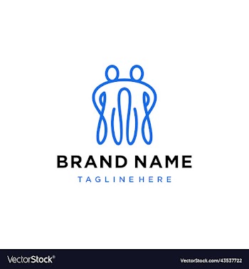 creative people care friendship unity logo design